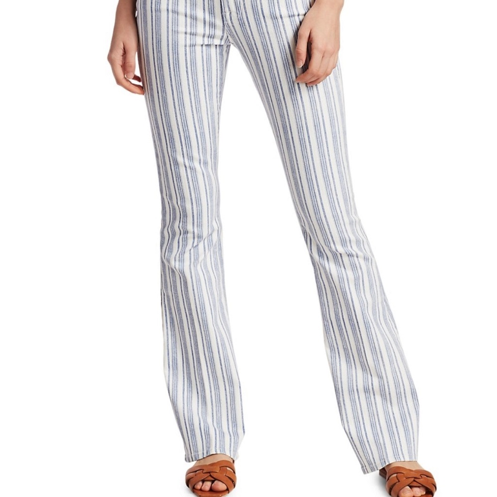 Frame Le High Flare Surfer Stripe jeans